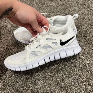 White Nike sneakers